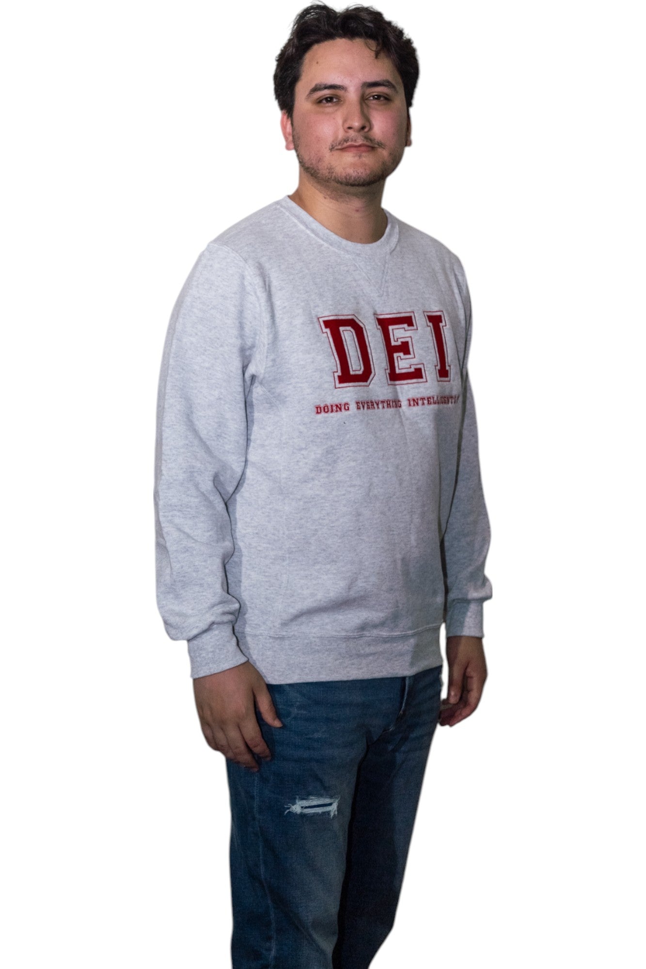 DEI College Crewneck Grey