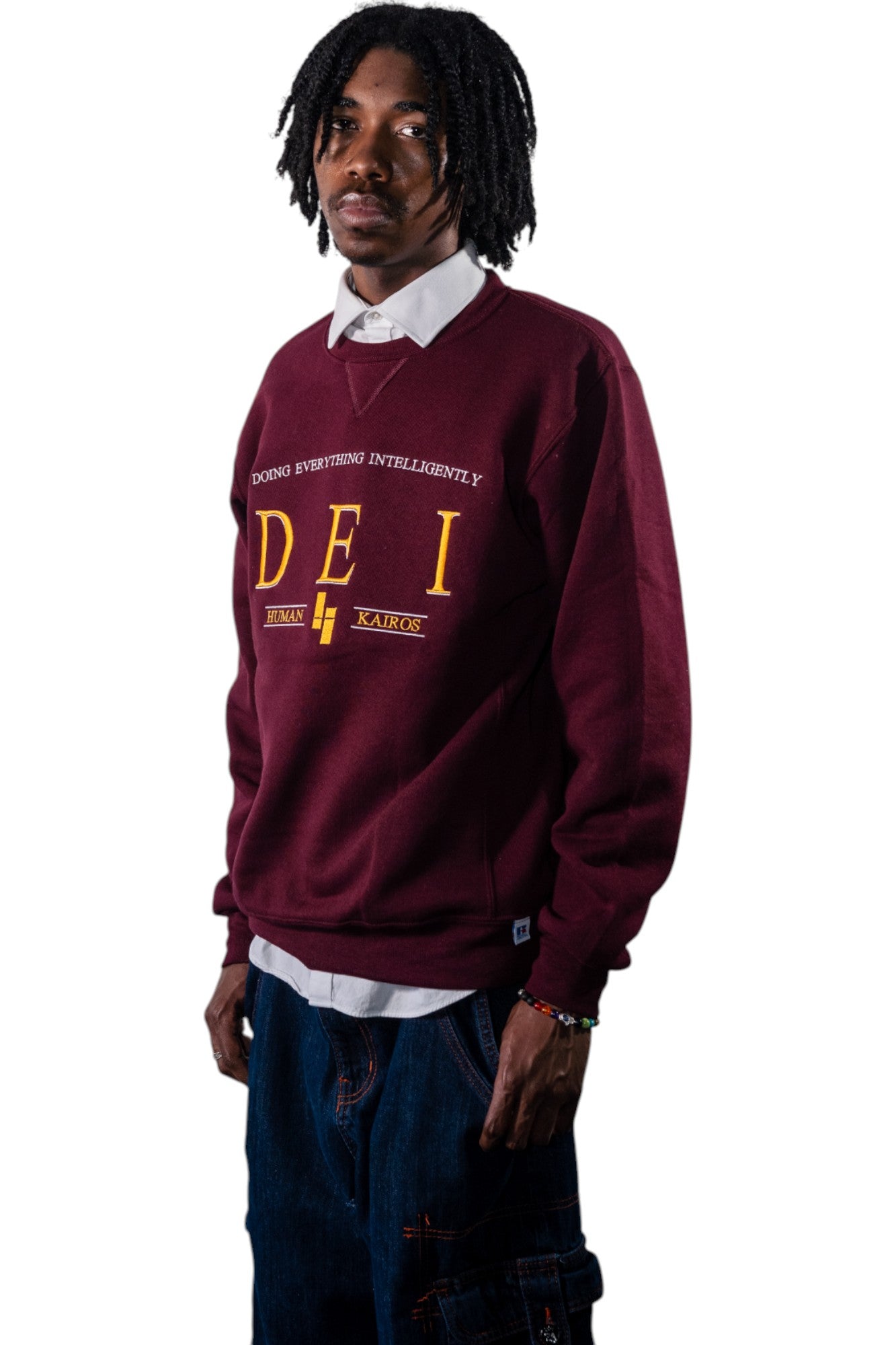 DEI College Crewneck Red