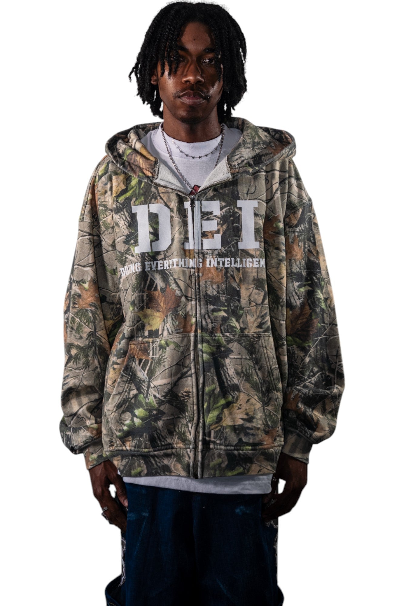 DEI Tree Camo Zip-up – Human Kairos
